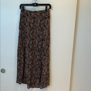 Leopard Print Maxi Skirt